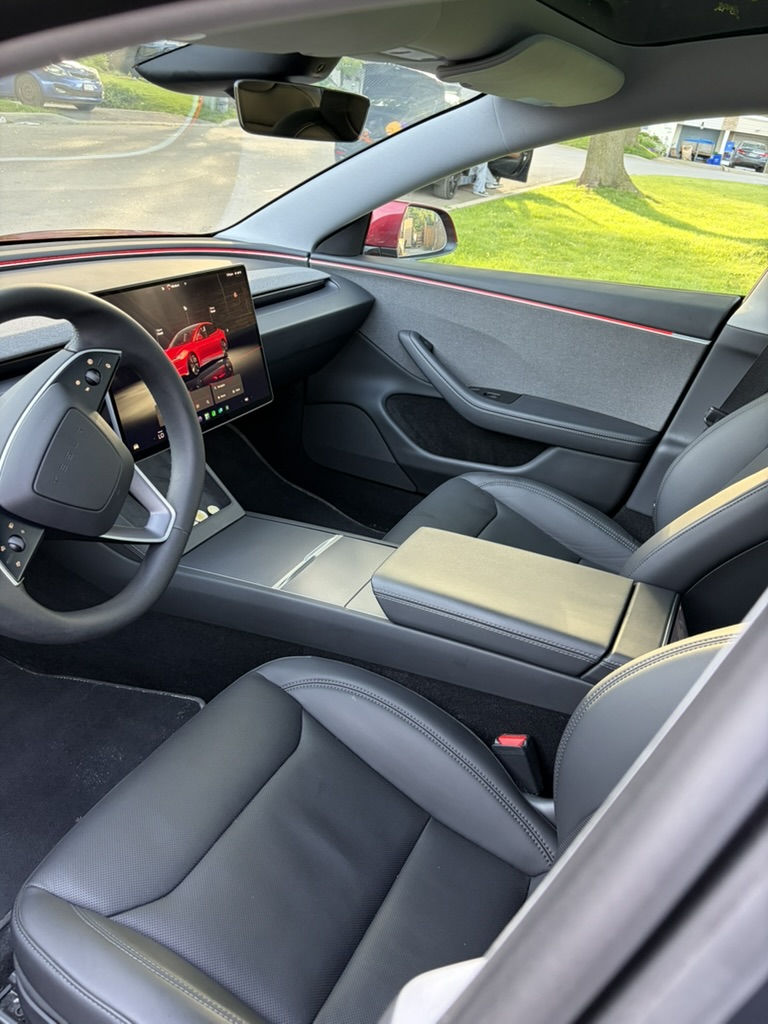 Front interior after