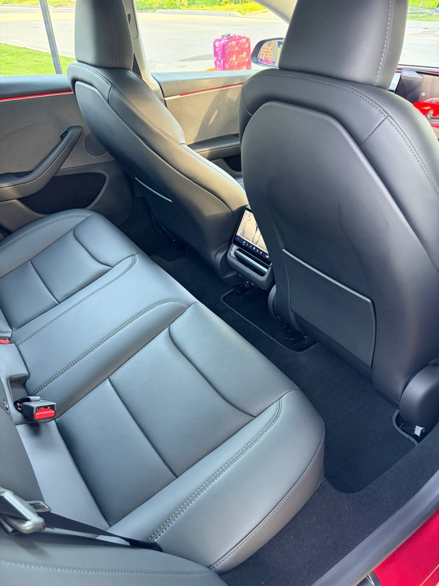 Rear seats after