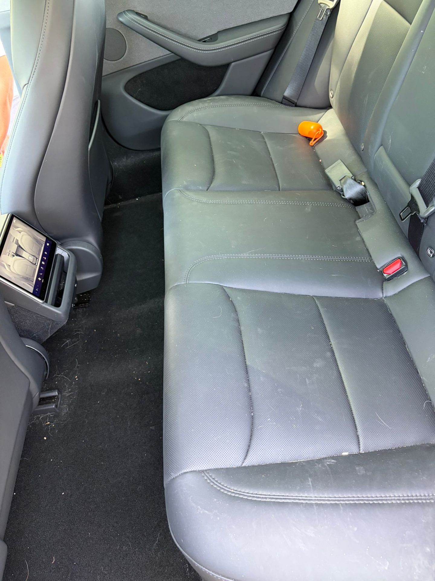 Rear seats before
